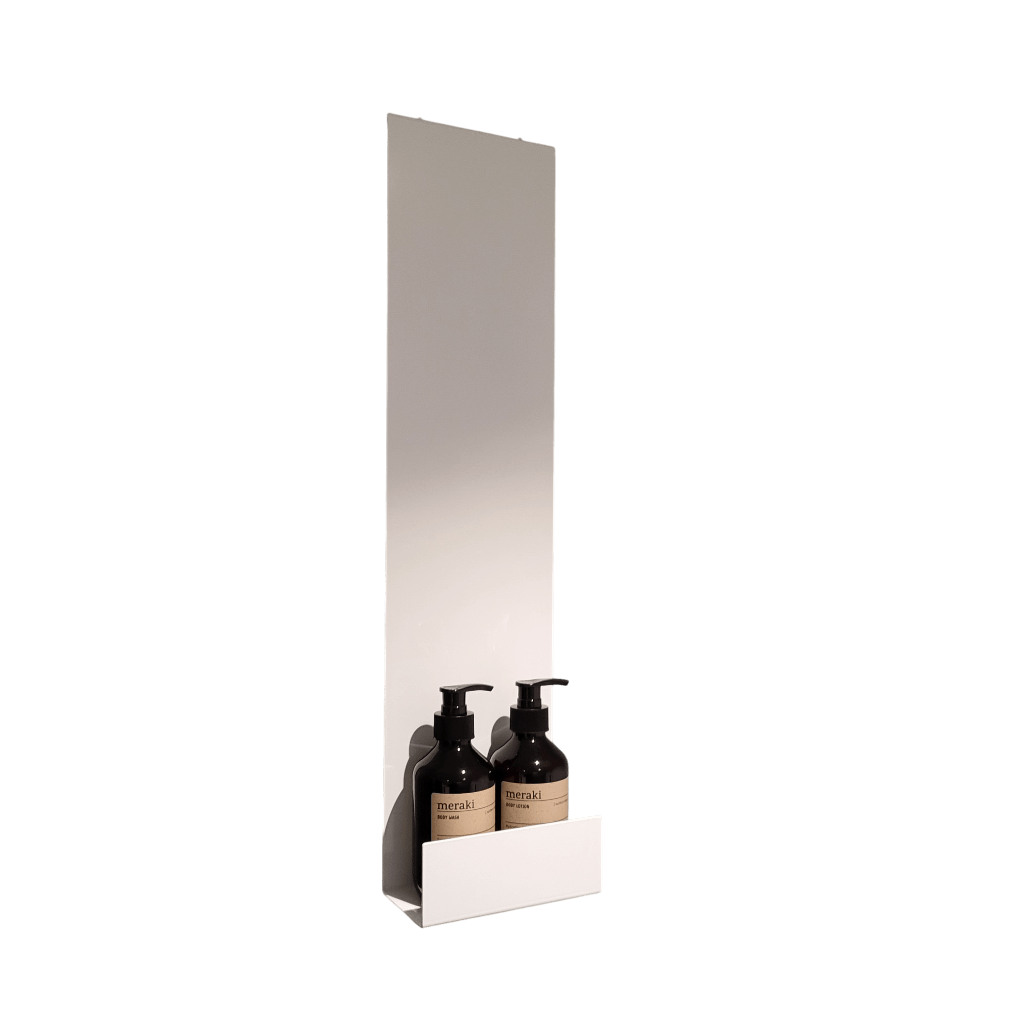 Moderne Einhänge-Duschablage 15 cm breit für Duschscheiben