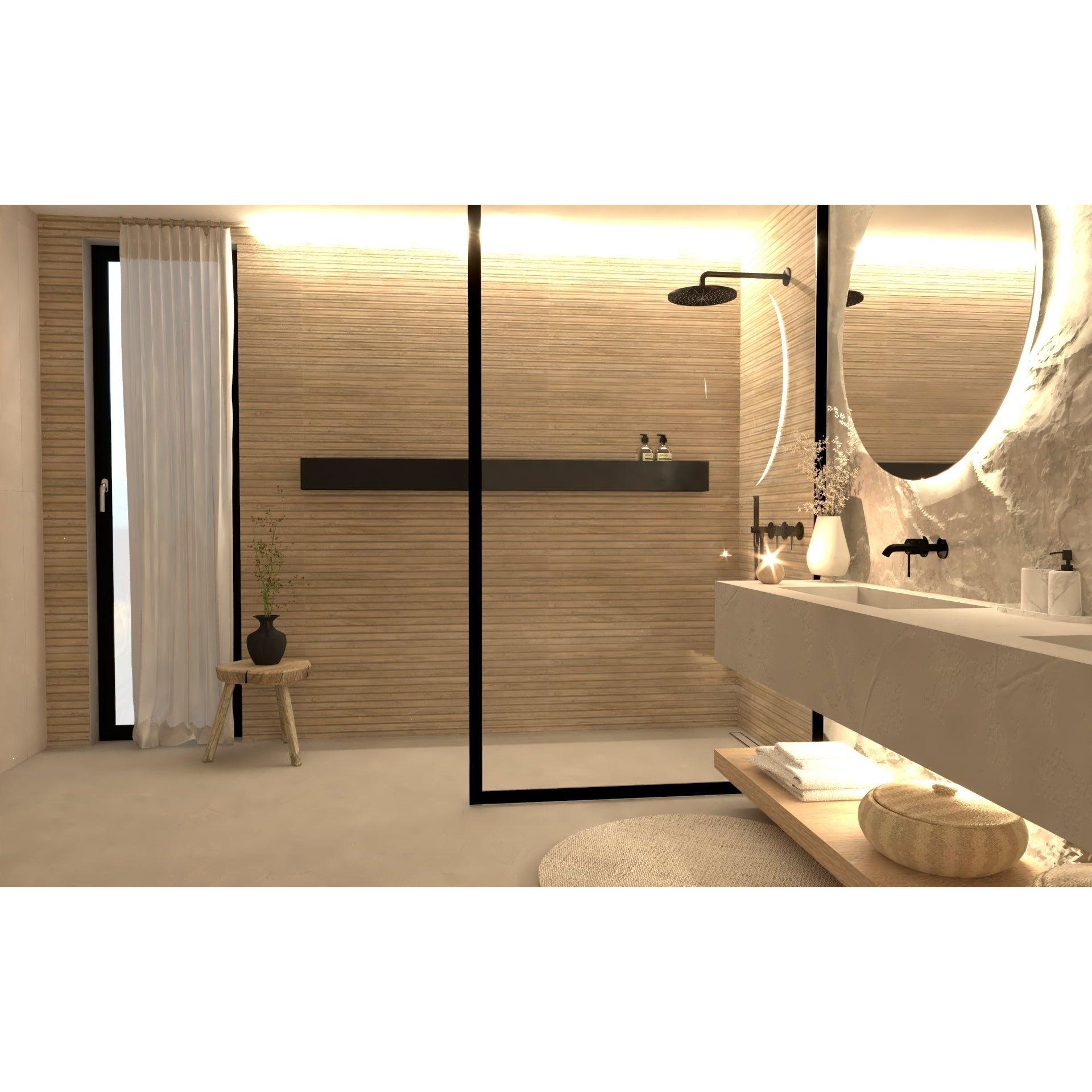 dusche aufbewahrung stehend XXL Duschablage 180 cm Breite für Walk-In Duschen – Bad-Werk