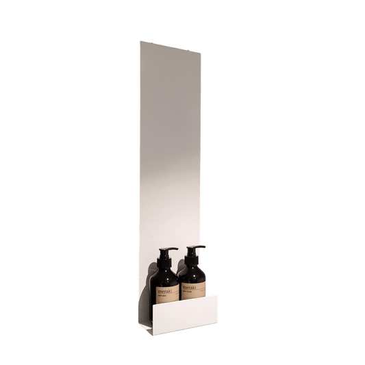 Moderne Einhänge-Duschablage 15 cm breit für Duschscheiben