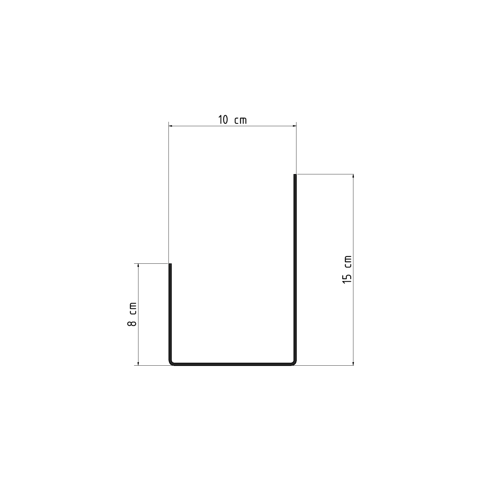 XXL Duschablage 110 cm Breite für Walk-In Duschen - Bad-Werk