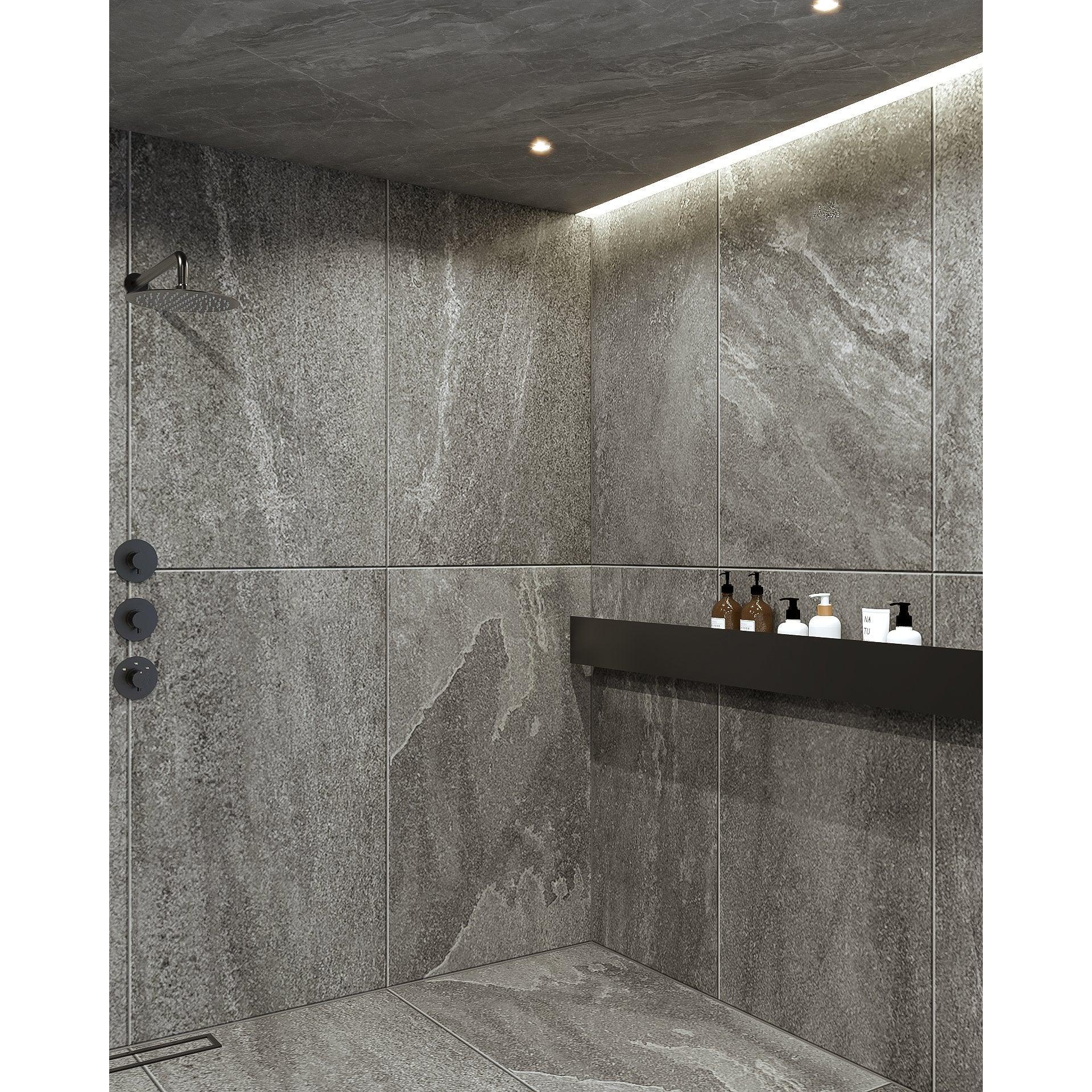 dusche aufbewahrung stehend XXL Duschablage 180 cm Breite für Walk-In Duschen – Bad-Werk